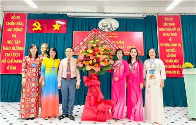 Image: Đại hội Đảng viên Chi bộ Mầm non, Phường 1 Quận 10 Lần thứ IX, nhiệm kỳ 2022 - 2025.