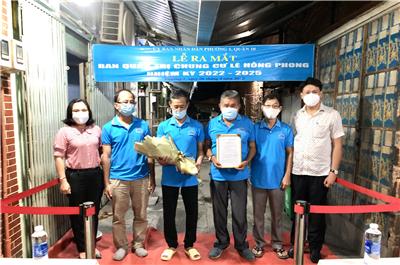 Image: LỄ RA MẮT BAN QUẢN TRỊ CHUNG CƯ LÊ HỒNG PHONG NHIỆM KỲ 2022 - 2025