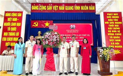 Image: Đại hội Đảng viên Chi bộ Công an, Phường 1 Quận 10 Lần thứ IX, nhiệm kỳ 2022 - 2025