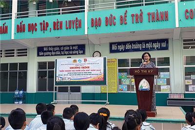 Image: Hội Liên hiệp Phụ nữ phường 1 tổ chức Chương trình “Hồn nhiên nụ cười em”