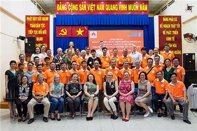 Image: Câu lạc bộ "Nam giới tiên phong thúc đẩy bình đẳng giới" Phường 1 tổ chức sinh hoạt định kỳ