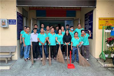 Image: Ủy ban nhân dân Phường 1 ra quân tổng vệ sinh các tuyến đường