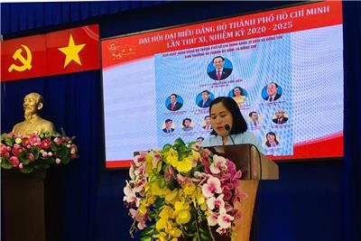 Image: Hội nghị học tập, quán triệt Nghị quyết đại hội đại biểu Quận 10 lần thứ XII, Nghị quyết Đại hội Đảng bộ phường 1 lần thứ XIV