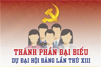 Image: Thành phần tham dự Đại hội toàn quốc lần thứ XIII của Đảng