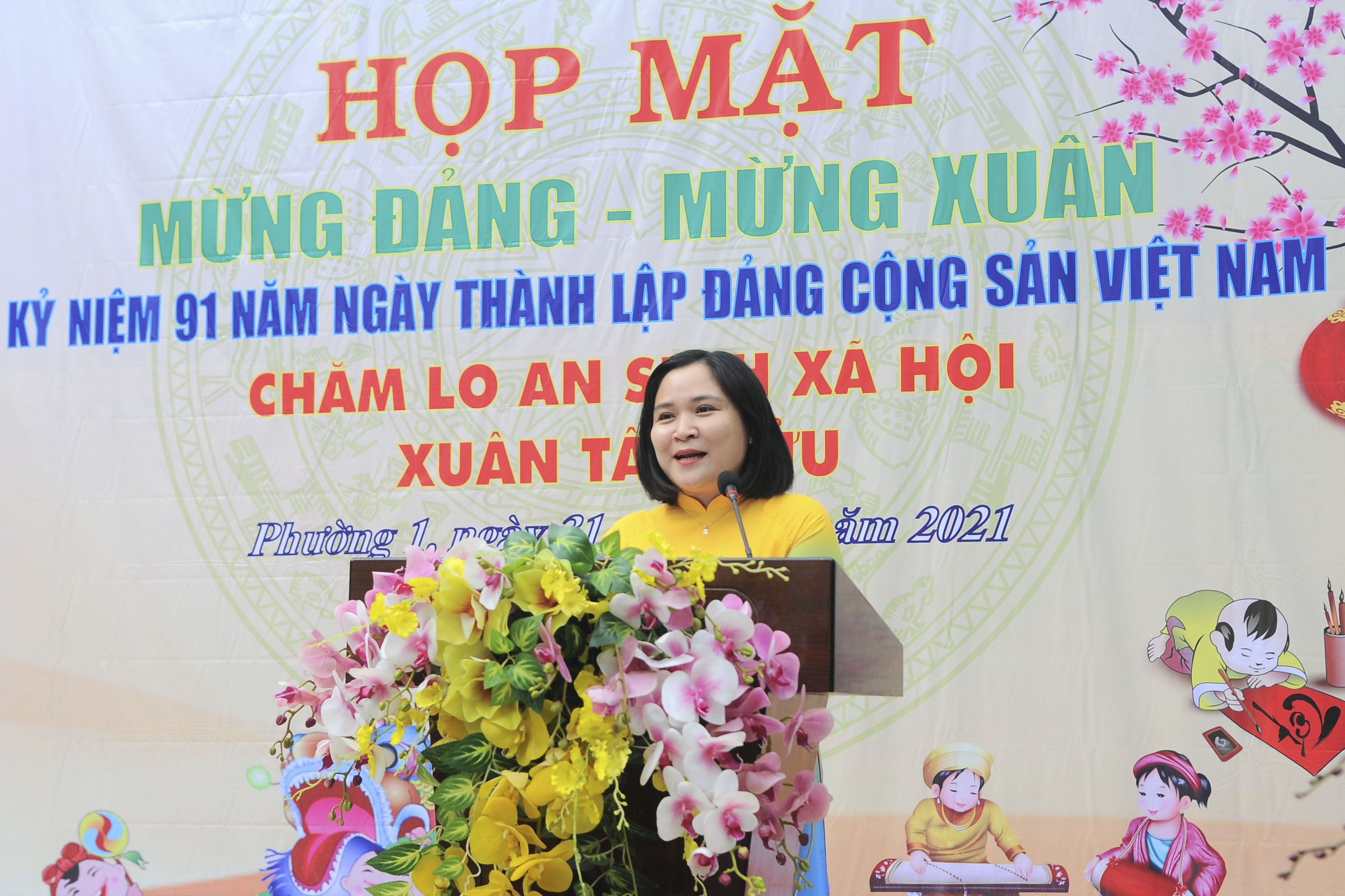 Image: Họp mặt mừng Đảng – Mừng xuân Tân Sửu năm 2021, Kỷ niệm 91 năm ngày thành lập Đảng Cộng sản Việt Nam (03/02/1930 – 03/02/2021).